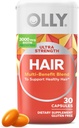 OLLY Ultra Strength Saç Yumuşakgels, Saç Sağlığı, Biotin, Keratin, Vitamin D, B12, Saç Supplement, 30 Day Supply - 30 Count (Package May Vary)