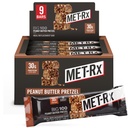 MET-Rx Big 100 Colossal Protein Bars, Sağlıklı Meal Yenileme, Snack ve Enerjiye Yardım, Peanut Butter Pretzel, A Vitamin C, ve Çinko, 100 g, ( 9 paketi)