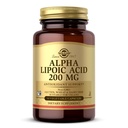 Solgar Alpha Lipoic Acid 200 mg, 50 Sebze Kapsülleri - Antioksit Desteği - Geri Dönüşüme Yardımcı olur Glutathione, C & E, CoQ-10 - Non-GMO, Vegan, Gluten Free, Dairy Free, Kosher - 50 Hizmet