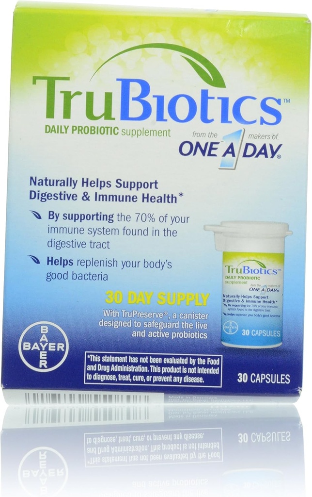Trubiyotiks Supplements Capsules, 30 Count