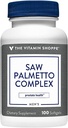 Saw Palmetto Kompleksi 160 mg - Prostate Health için Supplement, Easy to Swallow Softgels (100 Softgels) The Vitamin Shoppe