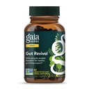 Gaia Herbs Gut Revival - Herbal Digestive Supplement to Support Gut Health - Made with Astragalus, Gotu Kola, Jujube & More - Free from Dairy, Soy & Gluten - 60 Vegan Capsules (60 Hizmet)