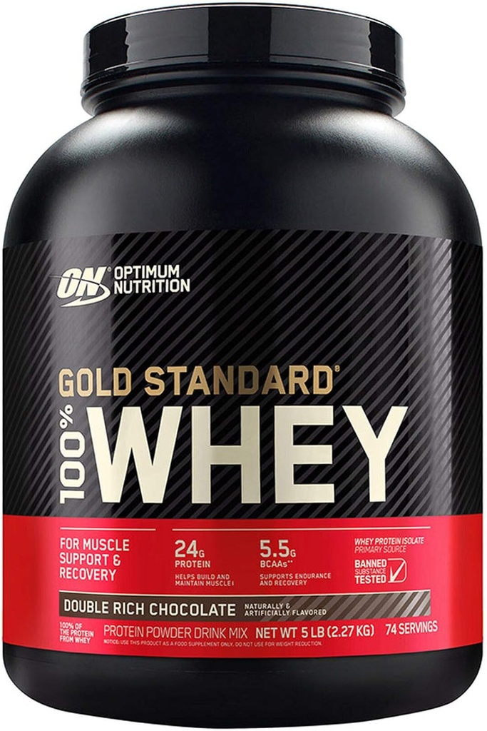 Optimum Nutrition, 100% WHEY Gold Choc 5LB