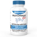 Erkek ve Kadınlar için DrFormulas FB Blocker | SaçOmega Gelişmiş Saç Büyüme Tamamları Biotin 5000 mcg | Saç Vitaminleri Pills, 45 Gün Supply