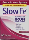 Slow Fe, High Potency Iron 45 mg, Slow Release - 60 δισκία - Συσκευασία των 3