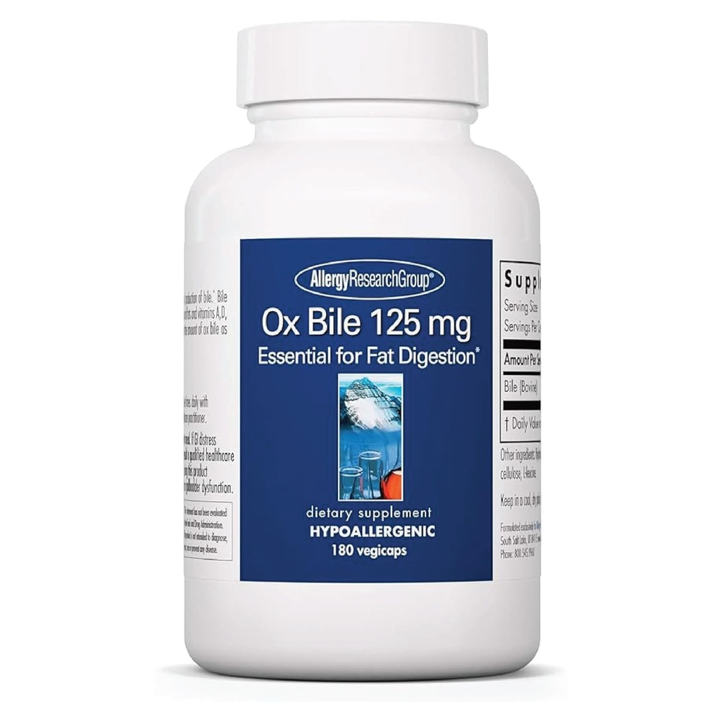 Allergy Research GroupOxbile 125mg 180 ct