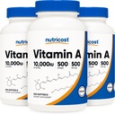 Nutricost Vitamini 10.000 IU, 500 Softgels (3 Şişe)
