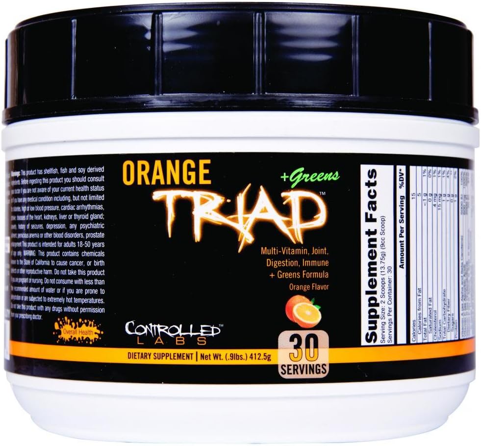 Ελεγχόμενα Labs Orange Triad, 0,9 Λίρες