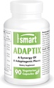 Supersmart Adaptix (Advanced Formula) - 8-in-1 Plant Extracts - Ashwagandha, Astragalus, Ginseng, Reishi | Non-GMO & Gluten Free - 90 Vegetarian Capsules