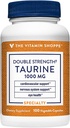 The Vitamin Shoppe Double Strength Taurine - Cardiovascular & Nervous System Support - 1,000 MG (100 Vegetarian Capsules)