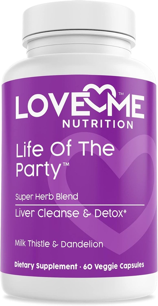 Liver Supplements with Milk Thistle, Artichoke, Dandelion Root for Men and Women | Boost Immune System Relief | Support Health Liver Function and Detoxification | Non-GMO 60 Cap
