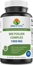 Brieofood Bee Pollen Kompleksi 1000 mg 120 Tablet - Bee Pollen, Bee Propolis ve Royal Jelly Toz