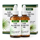 Pure Saw Palmetto Oil Organic Natural 60-90 ημερών εφοδιασμός σε αντίθεση με την αναποτελεσματική υποστήριξη σκόνης Prostate Υγεία ύπνου καλύτερα μείωση της συχνής ούρησης DHT Blocker Stop Hair Loss (2 Fl Oz)