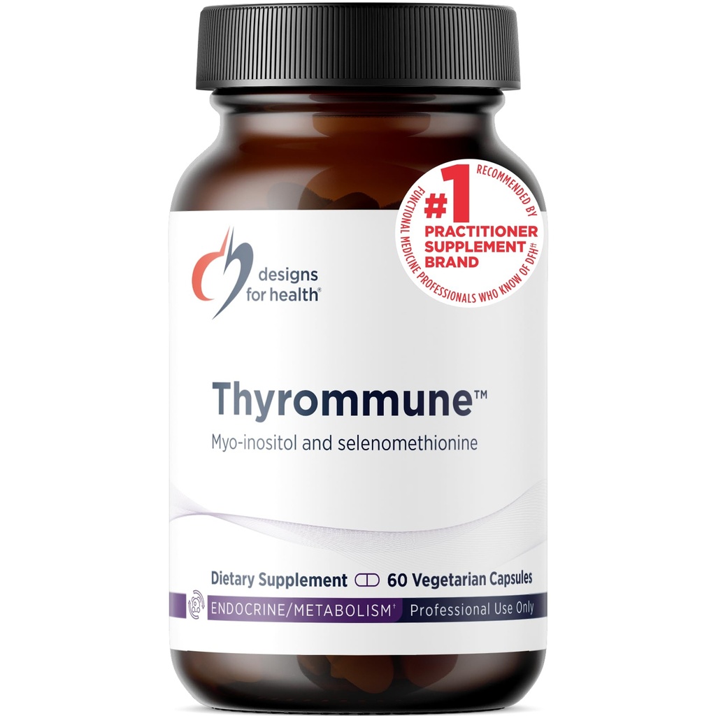 Sağlık İçin Tasarımlar Sizinrommune - Tiroid Desteği Selenium (Selenomine) + Myo-Inositol - Vegan & Gluten-Free (60 Capsules)