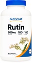 Nutricost Rutin 500 mg, 180 Capsules - Gluten Free, Non-GMO ve Vegetarian Friendly Friendly