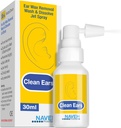 NAVEH PHARMA® CleanEars | Fast-Acting Ear Wax Removal | Breaks Down & Dissolves Earwax in Just 1 Treatment | Klinik olarak% 300 Daha Etkili W/Mineral Petrol | Gentle & Safe | 1 Fl Oz