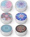 Pill Box 3 Karşılaştırma Küçük Pill Vakası, Pocket veya Purse Pill Organize Pill Konteynerleri Vitaminleri, İlaçları, Balık Yağı ve Supplements 4 Creation)