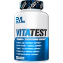 Evlution Beslenme Vita Testi - Vitaminler + testosteron Desteği - Key Vitamin + Mineral Desteği - Erkeklerin Günlük Nutrient & testosteron Desteği - Bone, Eye & Immune Support - 45 Hizmet - 90 Tabletler -
