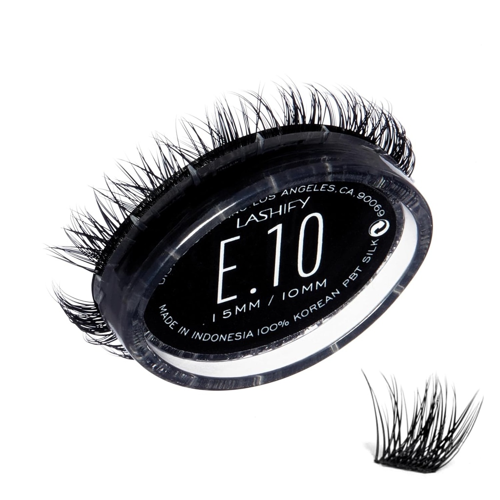 Lashify Extreme 10mm Gossamer DIY Eyelash Yeniliyor, Black, Easy false Lashes to Add Tremendous Volume