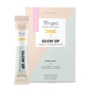 Kanatlı Glow Up Collagen Toz | Daha İyi Saç, Cilt, Kadınlar için Çiçeği | Fed Collagenandra W/Adaptogen Schisandra, Snow Mushroom, C & Biotin | Unflavored, Non Gmo, 15