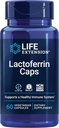 Life Extension Lactoferrin Caps, Sağlıklı Immune Response, GI Support, Vision Health, Gluten-Free, Non-GMO, 1-Daily, Vegetarian, 60 Capsules