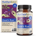 Motherlove Goat'ın Rue (60 Liquid caps) Meme Doku Geliştirme ve Meme Sütünü Destekleme Tamamı - Non-GMO, Organik Herbs, Vegan, Kosher, Soy-Free