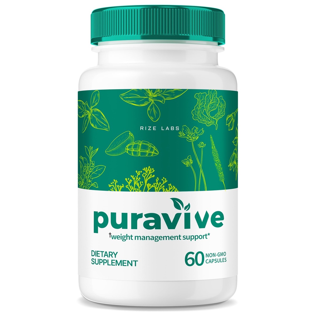 Laboratuarları Puravive Kilo Kayıp Capsules - Exotic Rice Pills BAT ve Enerji Seviyelerini yükseltmek için, Detox & Cleanse Capsule, Puravive Yorumları Non-GMO Easy to Swallow Supplement Tabletleri (60 Capsules)