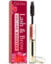 Gya Laboratuvarları Lash ve Brow Oil - 100% Saf Natual Organic Castor Oil Eyelash & Eyebrow Serum for Fuller görünümlü Lashes & Brows (0.34 Fl Oz)