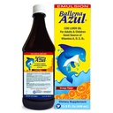 Ballena Azul Aceite de Hígado de Bacalao para Yetişkinos y Niños, yetişkinler ve Çocuklar için COD Liver Petrol, Vitaminlerin İyi Kaynağı A,D,E, B1, Diyet Tamam, Omega 3, Inmune System Boost (ORANGE 15 OZ)