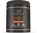 Shield Alerji Immune Support Supplement for Dogs by Alpha Dog Beslenme - 7 Beslenme Mushroom Toz Kompleksi + Vitamin C to Boost Immunity - Up to 60 Services for Small Breed Dogs, 54g