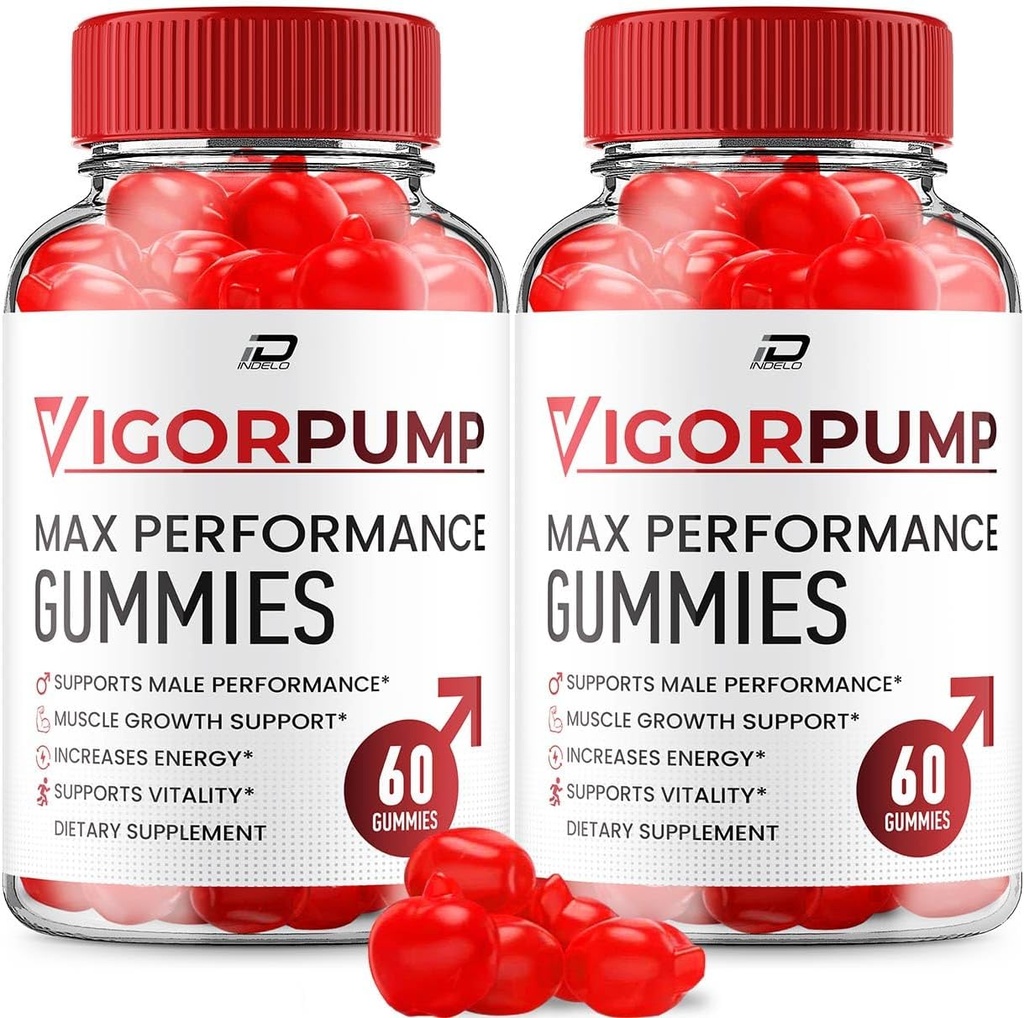 Erkekler için Vigor Pump Gummies - VigorPump Erkek Gummies All-Doğal Supplement, Pump Vigor Gummies 2 Pack - 120 Gummies)