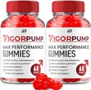 Erkekler için Vigor Pump Gummies - VigorPump Erkek Gummies All-Doğal Supplement, Pump Vigor Gummies 2 Pack - 120 Gummies)