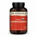 Dr. Mercola Organic Ashwagandha - Υποστηρίζει την παραγωγή ενέργειας & Adrenal Health - 800 mg ανά υπηρεσία - Μη ΓΤΟ, Χωρίς γλουτένη και χωρίς σόγια - Πιστοποιημένο USDA Organic - 180 κάψουλες (90 εξυπηρετούν)