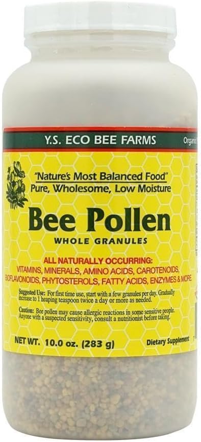Bee Pollen - Low Moisture Whole Granular - 10 oz