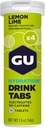 GU Energy Hydration Electrolyte Drink Tablets, Ενισχυμένη αντοχή Sports Drink for Running, Cycling, Triathlon, 4-Count (48 Services), Lemon Lime
