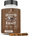 Ancestral Supplements Grass Fed Beef Kidney Supplement, 3000 mg, DAO Enzyme Supplement, Kidney Urinary ve Histamine Health, Selenium, B12, Non GMO, 180 Capsules