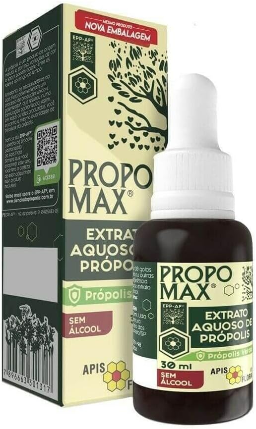 Apis Flora Brezilyalı Yeşil Arı Propolis, Flavonoyaklar ve Artepillin-C 7, Form-Free, Alkol Free, 30 ml (Pack of 2)