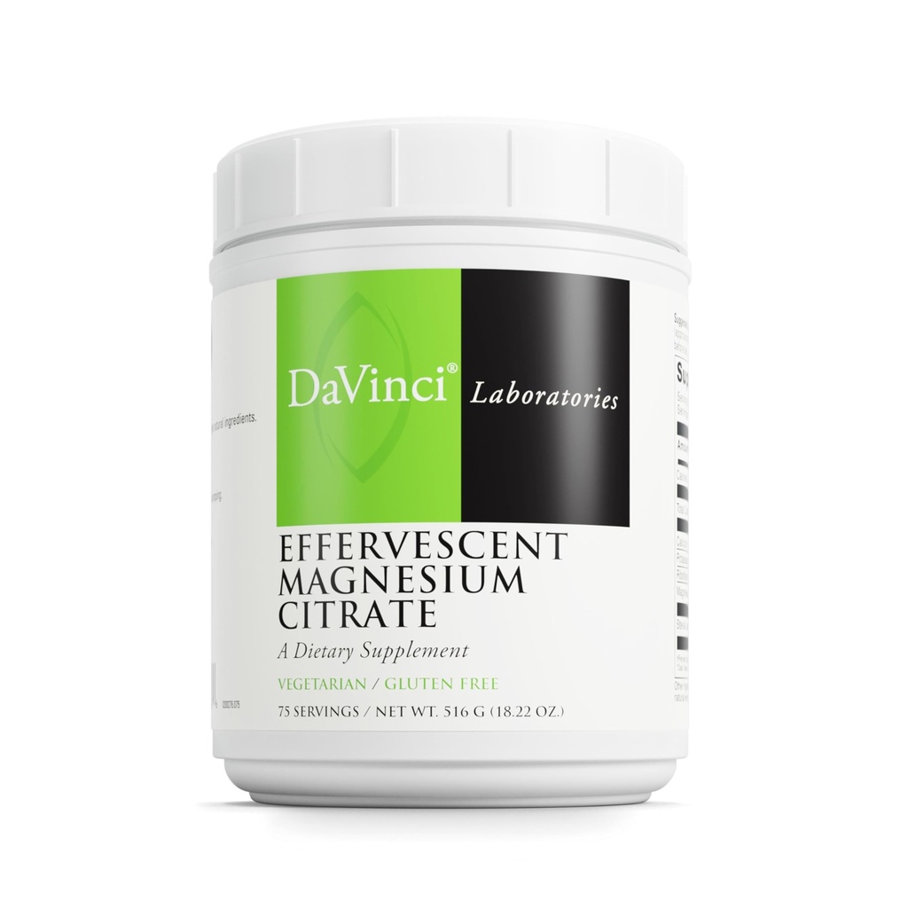 DaVinci Labs - Effervescent Magnesium Citrate - 75 Servings - 18.22 Oz