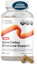 Spike Detox Supplement with Branded Nattokinase (NSK-SD), Bromelain, Branded Curcumin 500 mg (Curcugen) ve Moleküler Hidrojen - Potent Yabancı Protein Temiz