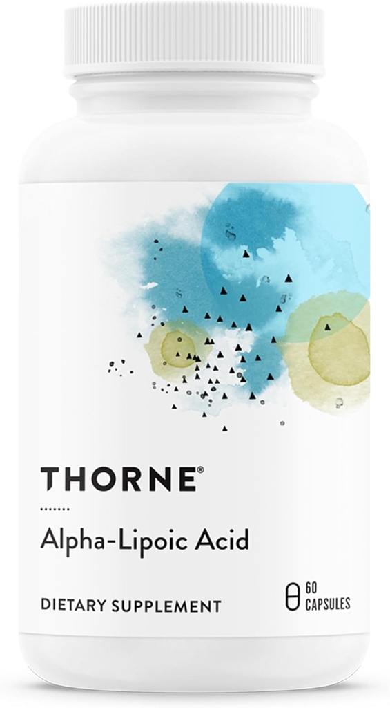 THORNE - Alpha-Lipoic Acid - 300 mg - Liver Detox, Antioksi Support, Nerve Health & mental Sharpness* - 60 Hizmetler
