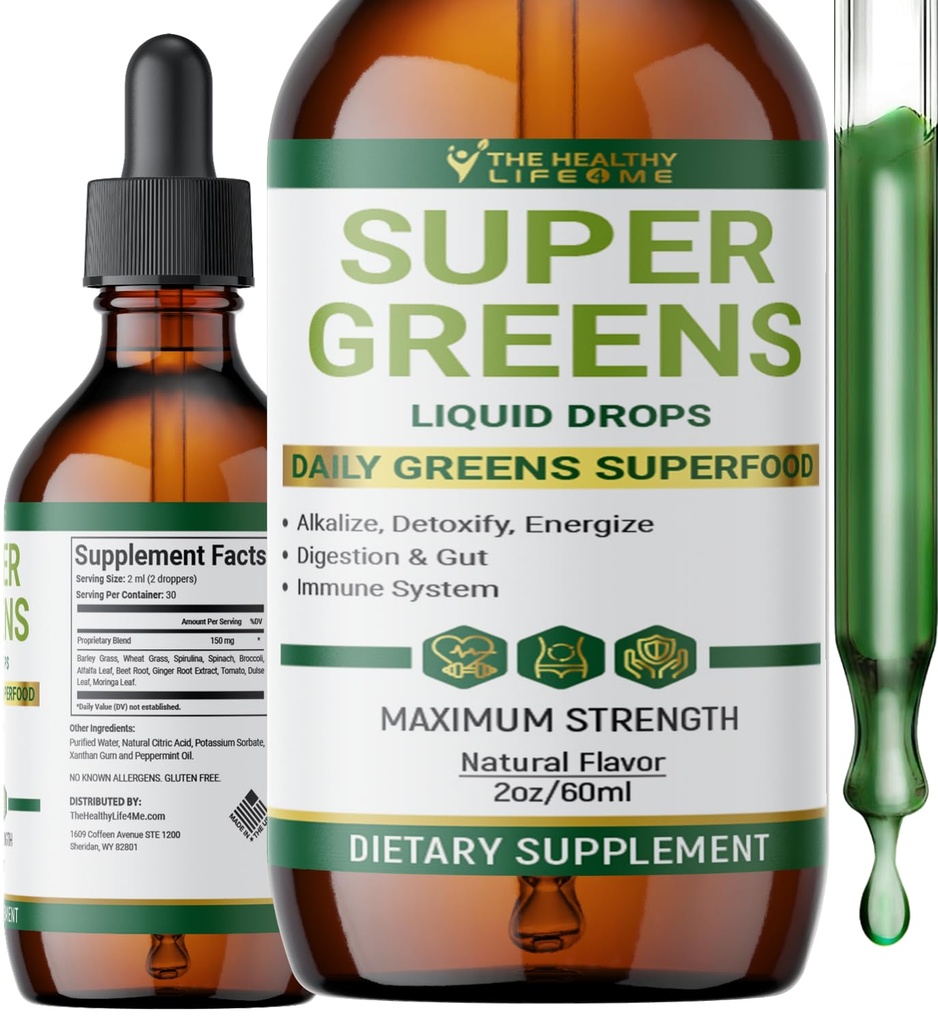 Υγρό Super Greens Drops 
