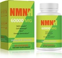 NMNH 500mg (Dihydronicotinamide Mononucleot), NMN συμπλήρωμα Εναλλακτική με NR, TMG, Resσβερατρόλη, COQ10, NAD συμπλήρωμα, ενέργεια, Boost NAD+ Επίπεδα, 60 κάψουλες