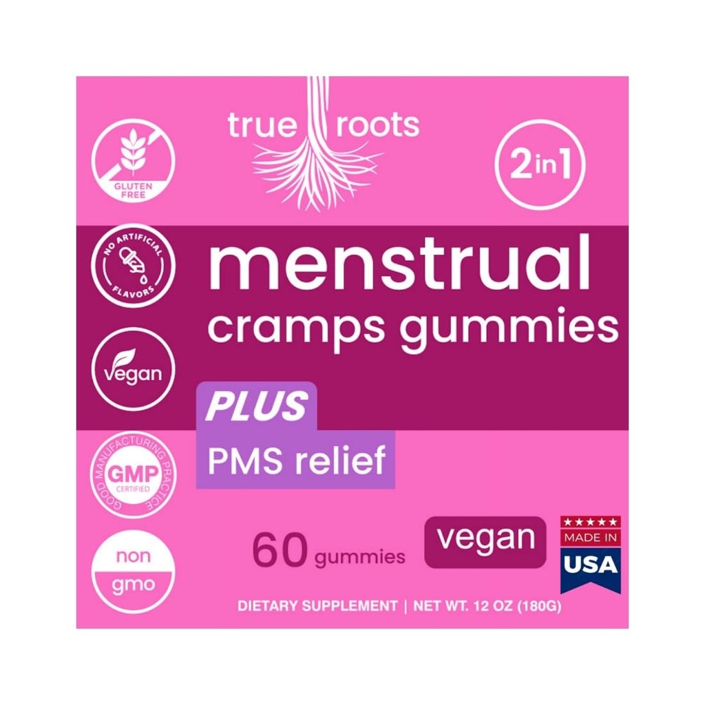 Erkekler Gerçek Kökler | PMS Support Supplement for Women | Sağlıklı Akış | Flo PMS Menstrual Cycle Relief, Cramping ve Bloating | Vegan & Natural Flavors | 60 Count