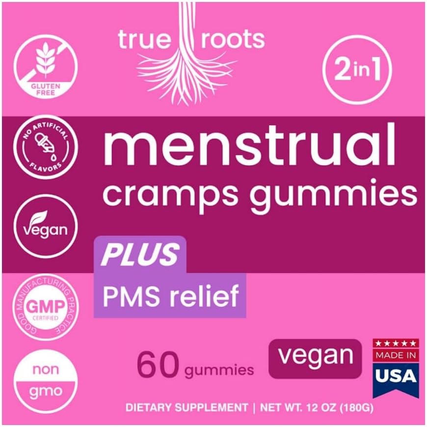 Erkekler Gerçek Kökler | PMS Support Supplement for Women | Sağlıklı Akış | Flo PMS Menstrual Cycle Relief, Cramping ve Bloating | Vegan & Natural Flavors | 60 Count