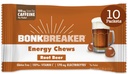 Bonk Breaker Energy Chews, Dairy-Free, Gluten-Free Materialss to provide Quick Energy and Focus, 1 Box of 10 Packets, Root Beera
