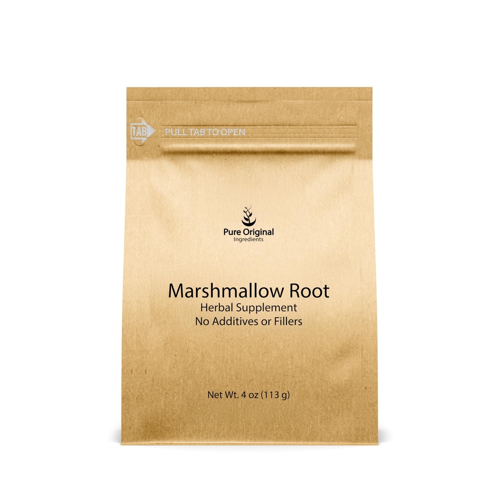 PURE ORIGINAL INGREDIENTS Marshmallow Root Extract (4 oz), Toz, Herbal Supplement