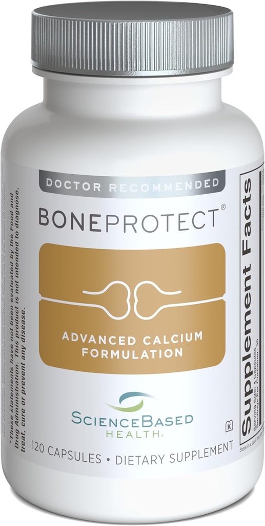 Bone Protection – Gelişmiş Bone Health Supplement withuba Citrate, Vitamin D3, K2 (MK-7), Magnezyum ve Antioksis - Is Bonek, Heart and Colon Health - 120 Capsules
