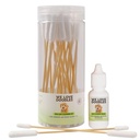 We Love Doodles Dog Ear Temizlik Çözüm Kit | Enfeksiyonları Önleme | Doğal | ABD'de Yap | Köpekler için Kulak Merdiveni | Itching, Deordoring, Yeast & Mites Enfeksiyonu (Serum + 25 Swabs)