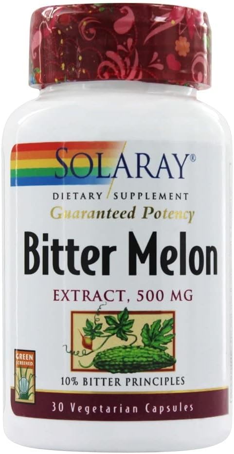 Solaray - Garantili Potency Bitter Melon Extract 500 mg. - 30 Capsules