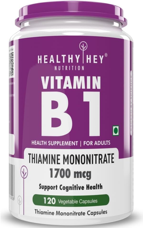 B1 Vitamini -120 Veg Capsules